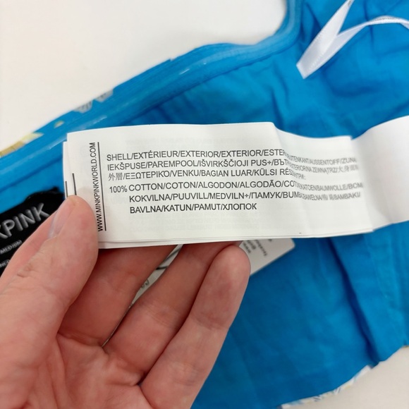 MINKPINK Zinnia Top in Blue Multi Size M - Picture 7 of 9